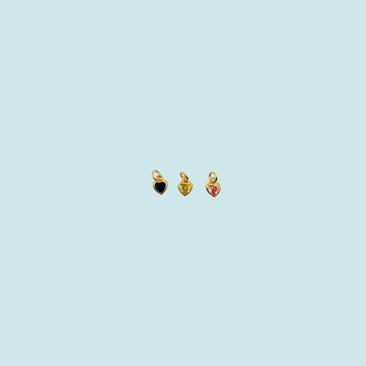 MINI HEART GEMS CHARM