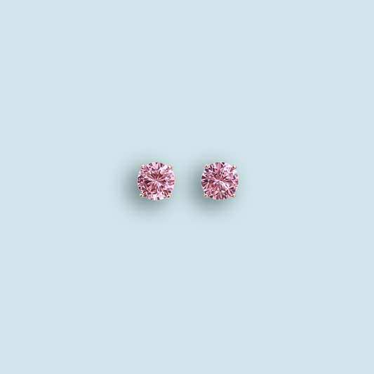 Lux round earrings