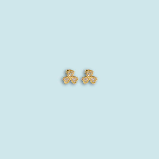 Mini trevol earrings