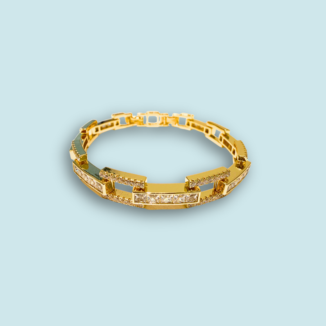 Square Pave Bracelet