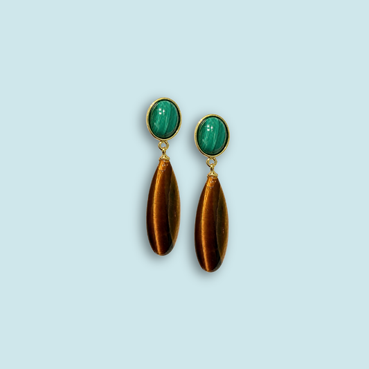 Cuarzo Long Earring