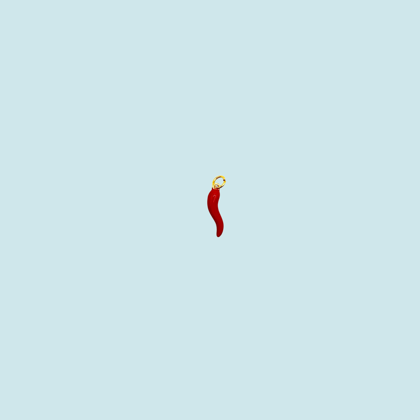 MINI ENAMEL PEPPER CHARM