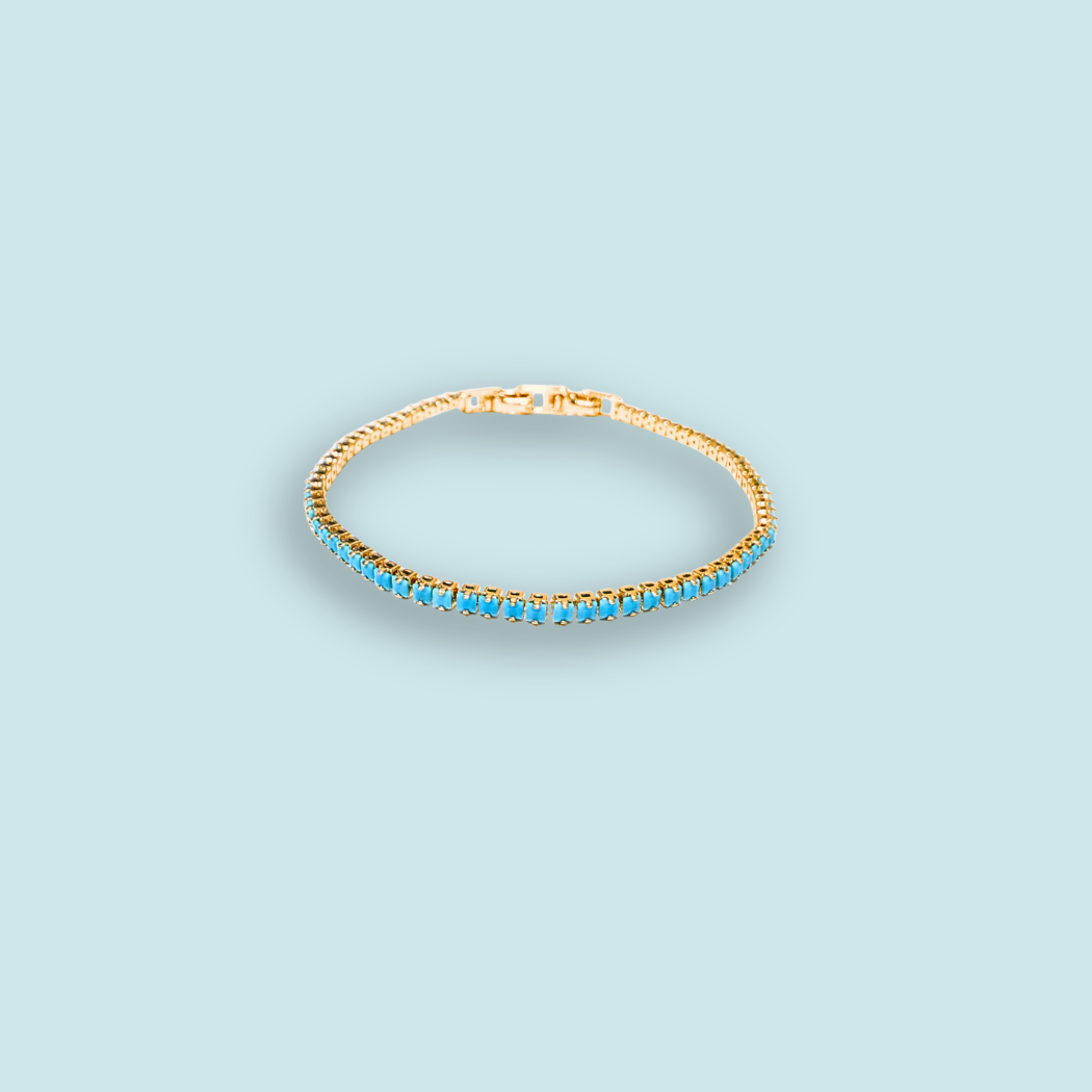 Turqueza Tenis Bracelet
